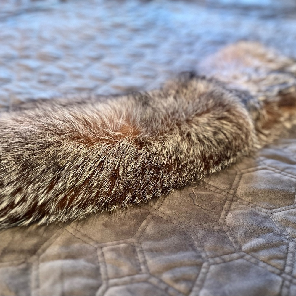 Fox fur shawl